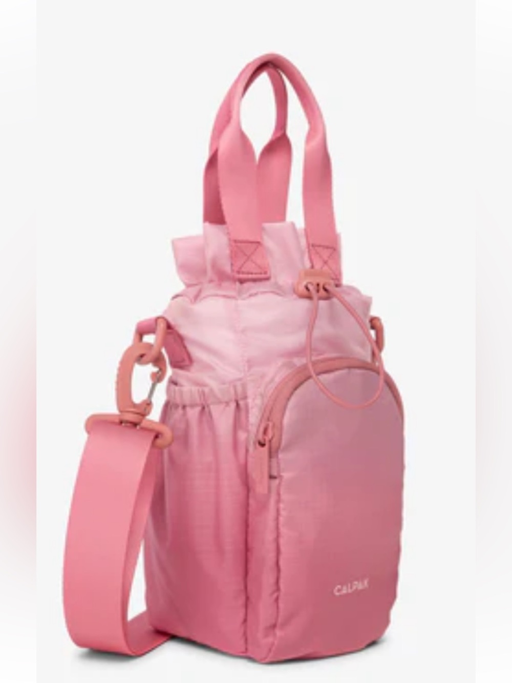 CALPAK Insulated Water Bottle Holder with detachable strap Pink